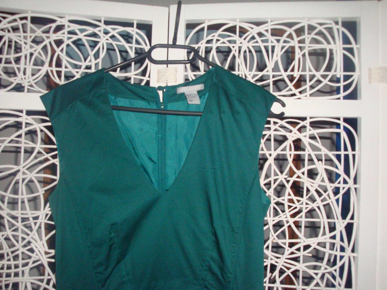 Grünes Bleistiftkleid Knielang