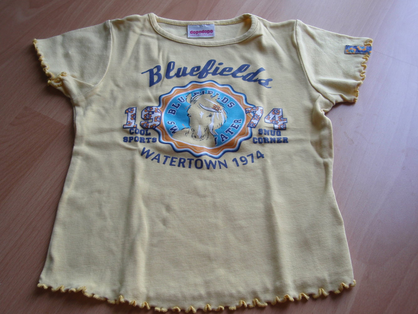 Gelbes Shirt T-Shirt Gr. 122