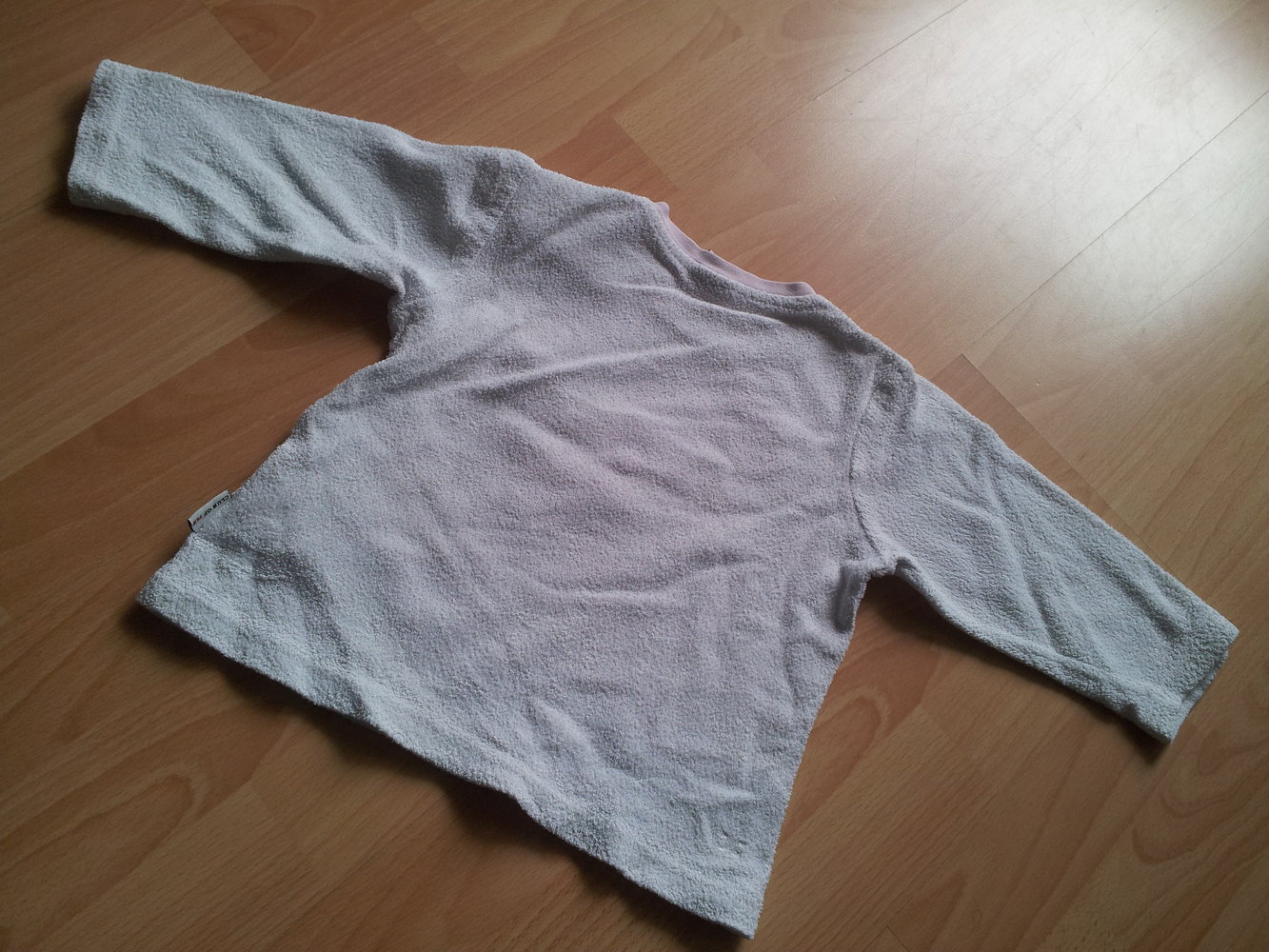 Pullover weiiß rosa Ente Blume Bär Teddy Gr. 86/92