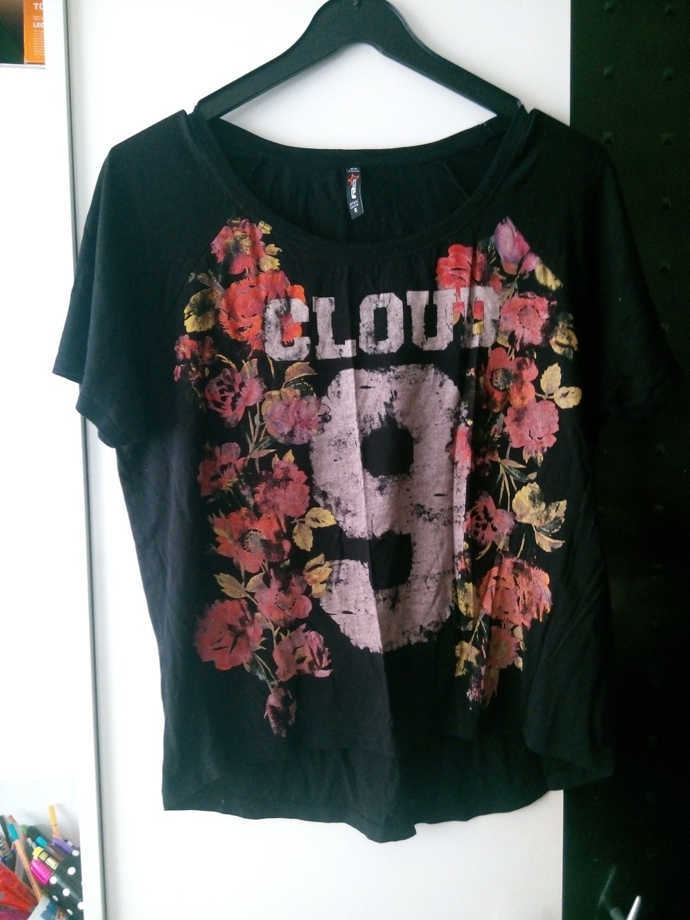 Oversized T-Shirt mit Blumenprint