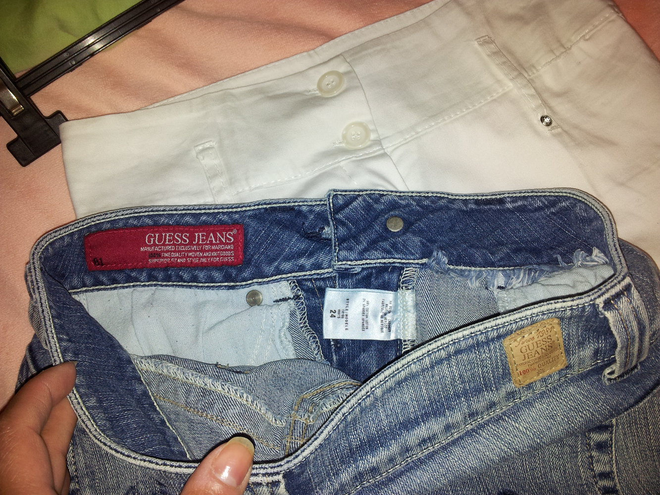 3/4 Hose von Guess Jeans, Gr. 24, NEU mit Etikett