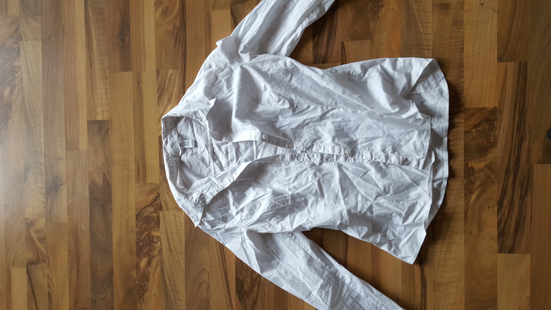 H&M, Bluse, Langarm, Hemd, Hemdbluse, Knöpfe, Büro