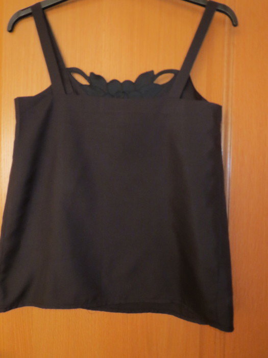 Top, Gr.36/38, Sommertop, schwarz, elegant, L Couture Bernd Linek