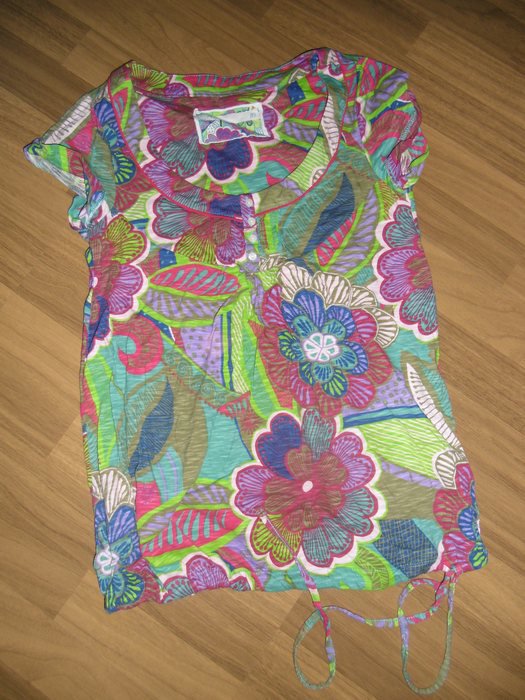 Buntes Blumen T-Shirt