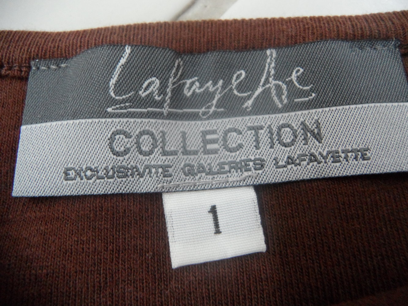 Lafayette Collection - Batik-Top in braun