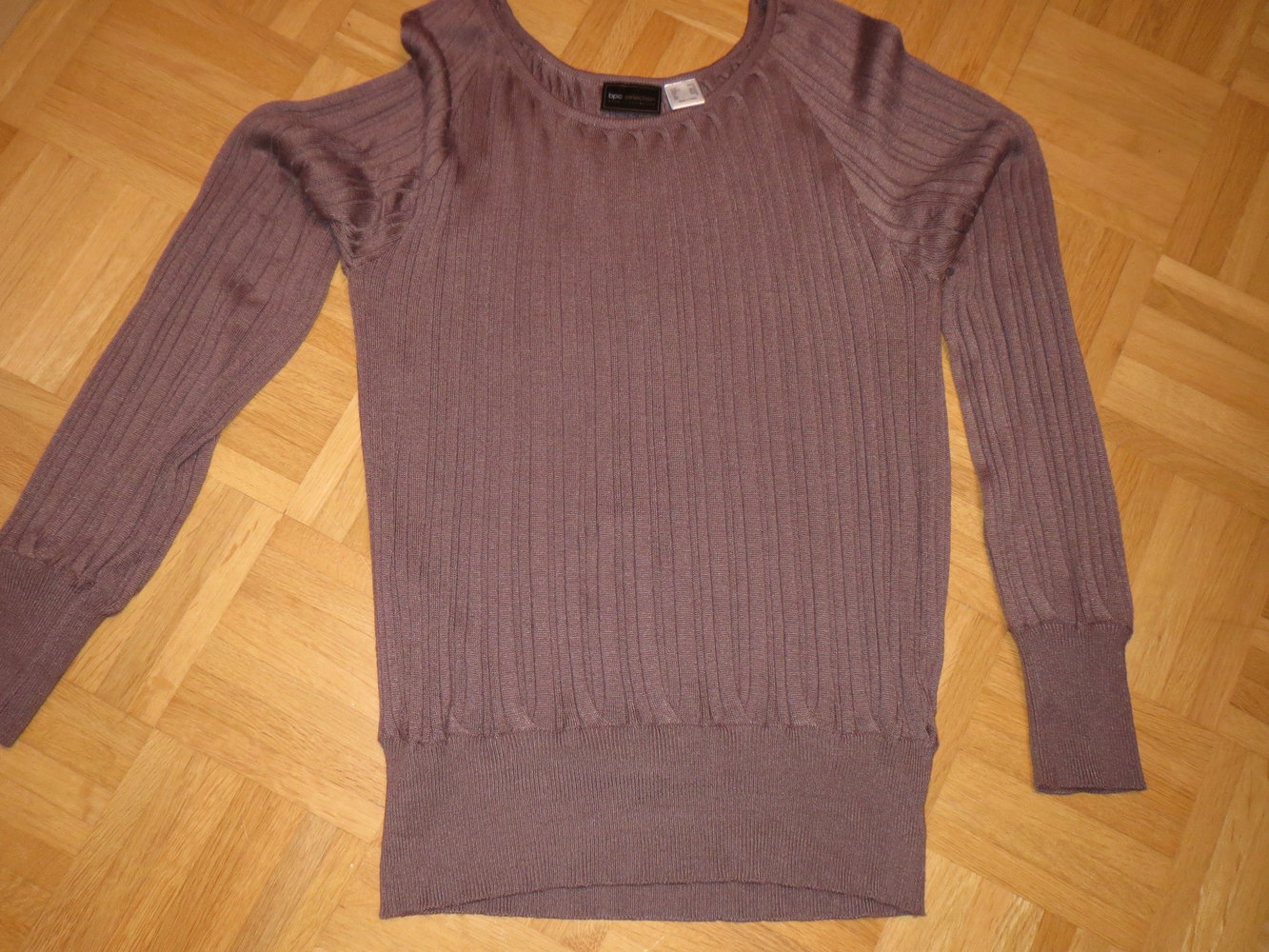 Pullover, Gr.36/38, taupe, Langarm