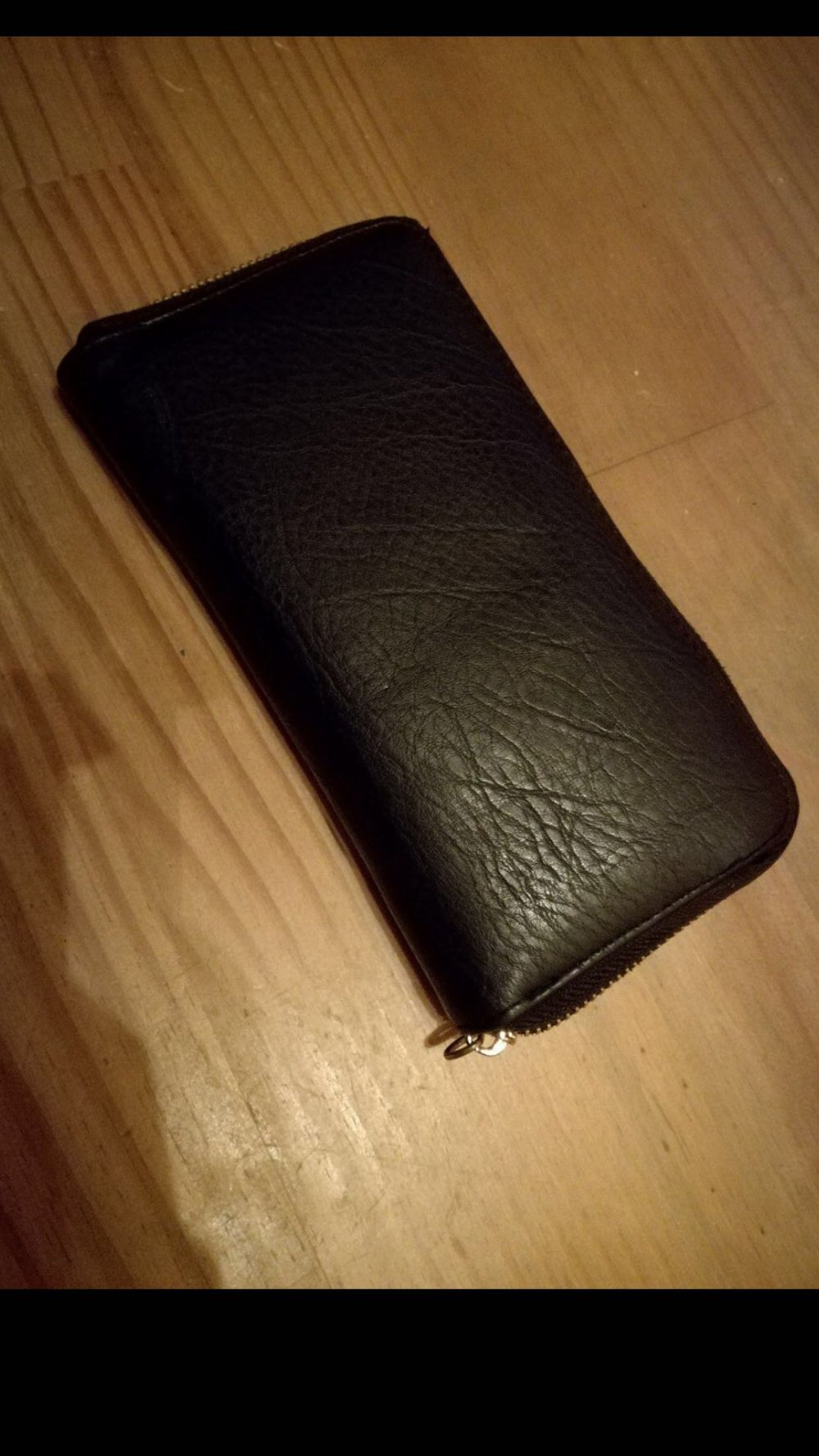 Portemonnaie schwarz lang