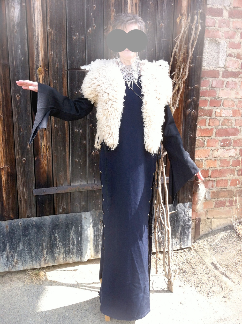 Mittelalter Kleid LARP Gewandung Hochzeitskleid Magierin