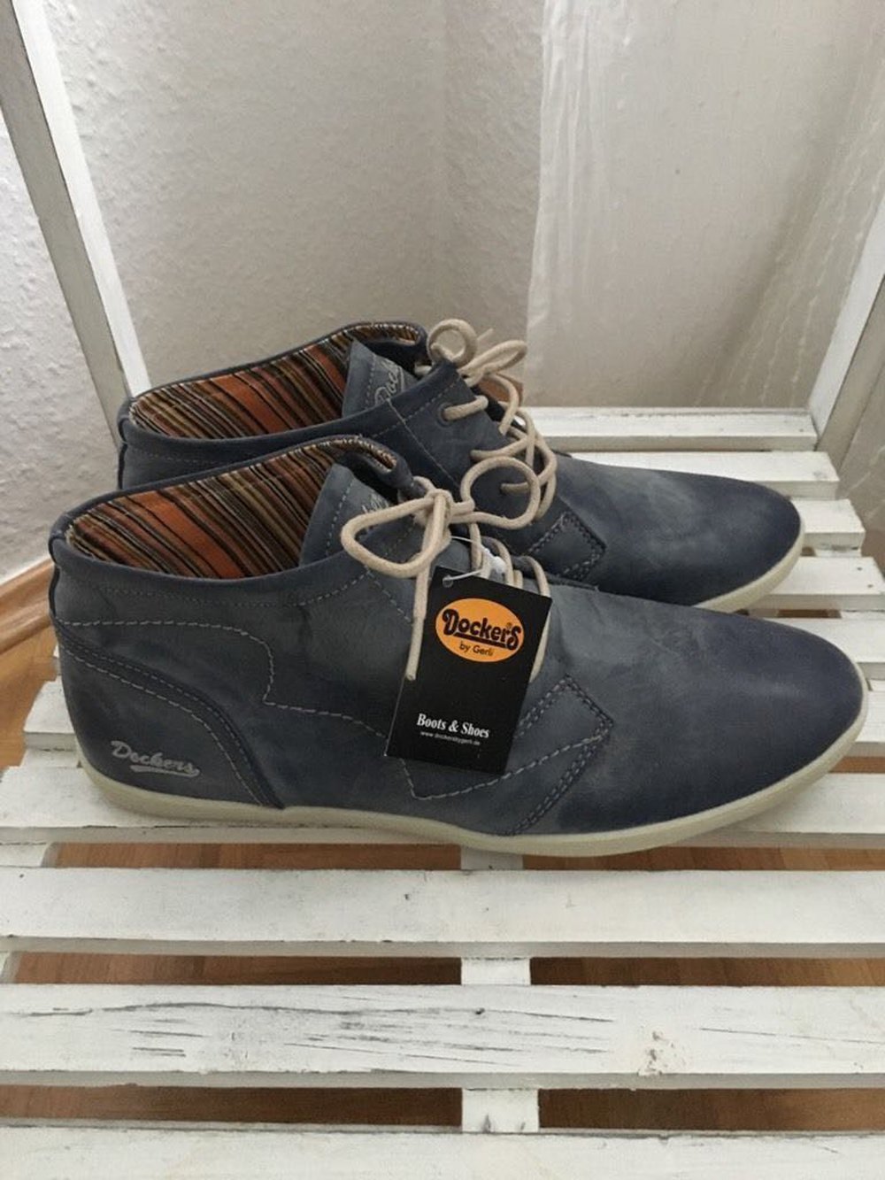 ungetragene Schuhe Dockers Größe 42 blau