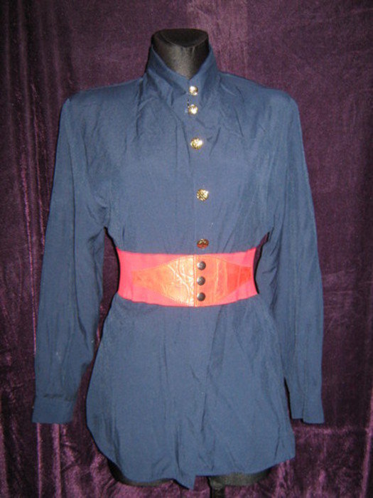 NEUw* VINTAGE * Maritim * Navy * Sailor * Marine- Style * Bluse 