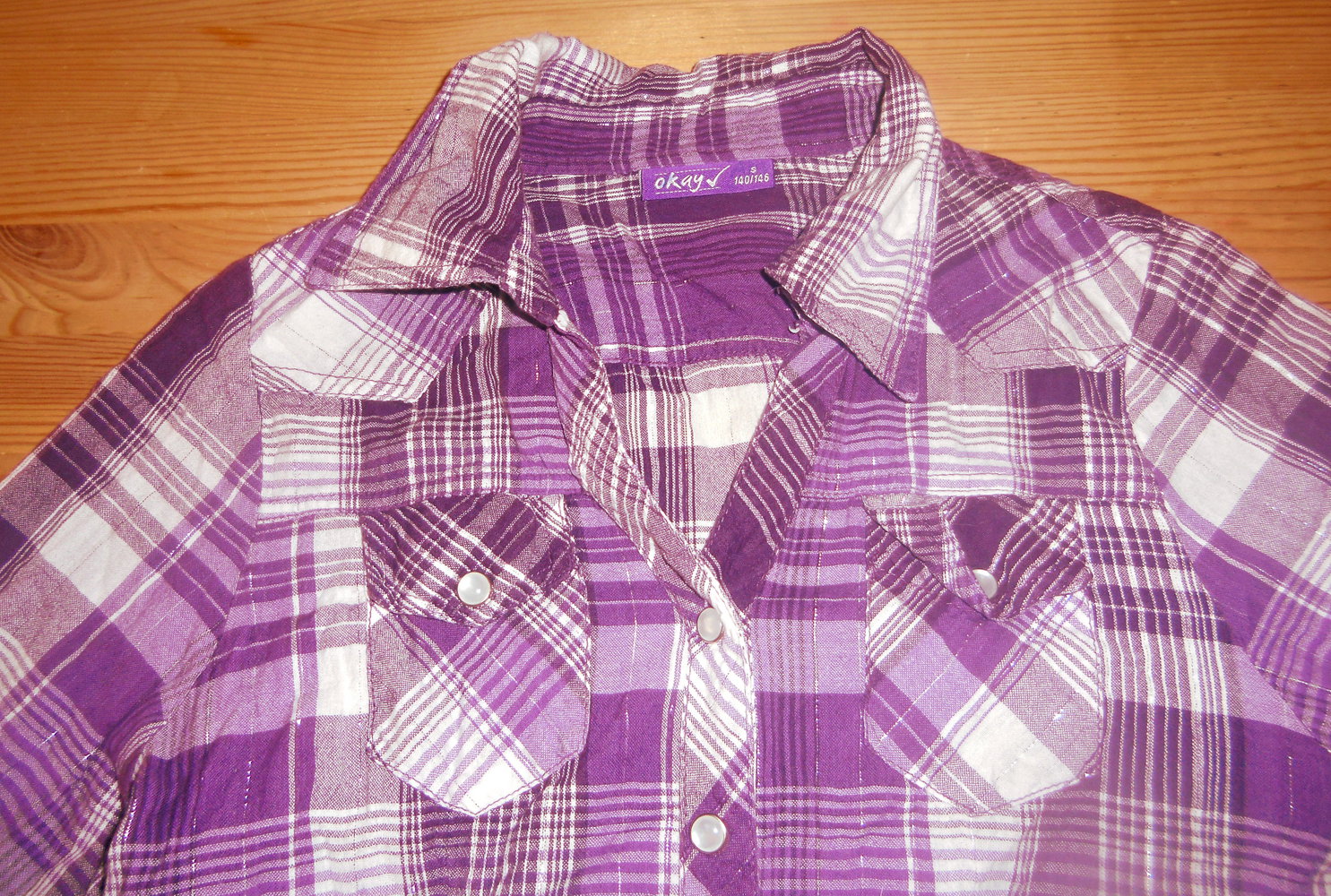 Okay- schöne Bluse Gr.140/146