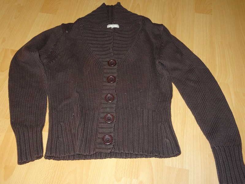 Strickjacke braun von Basefield Woman Gr. S