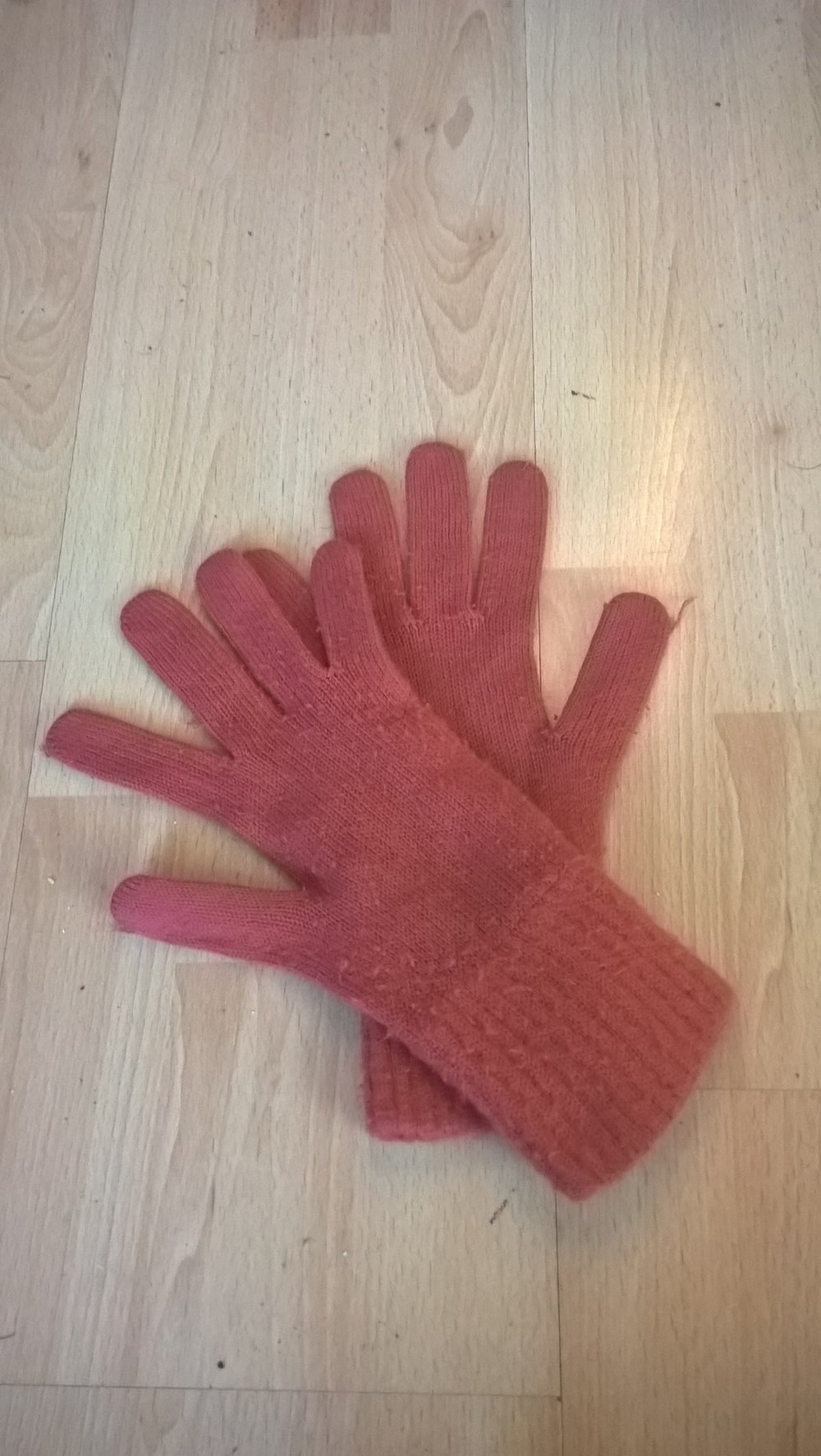 Handschuhe (orange)