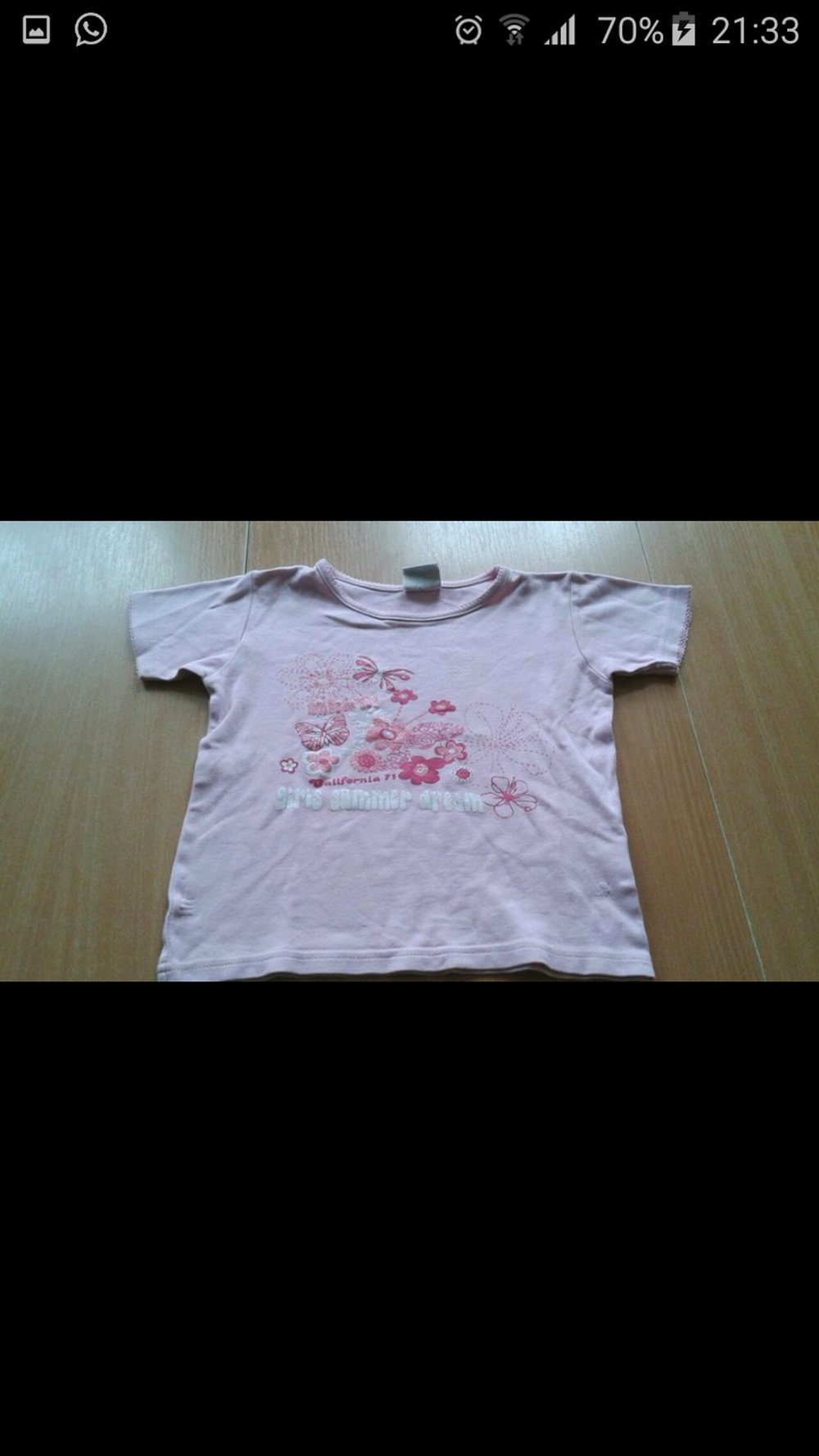T-shirt, Gr.122,helles rosa