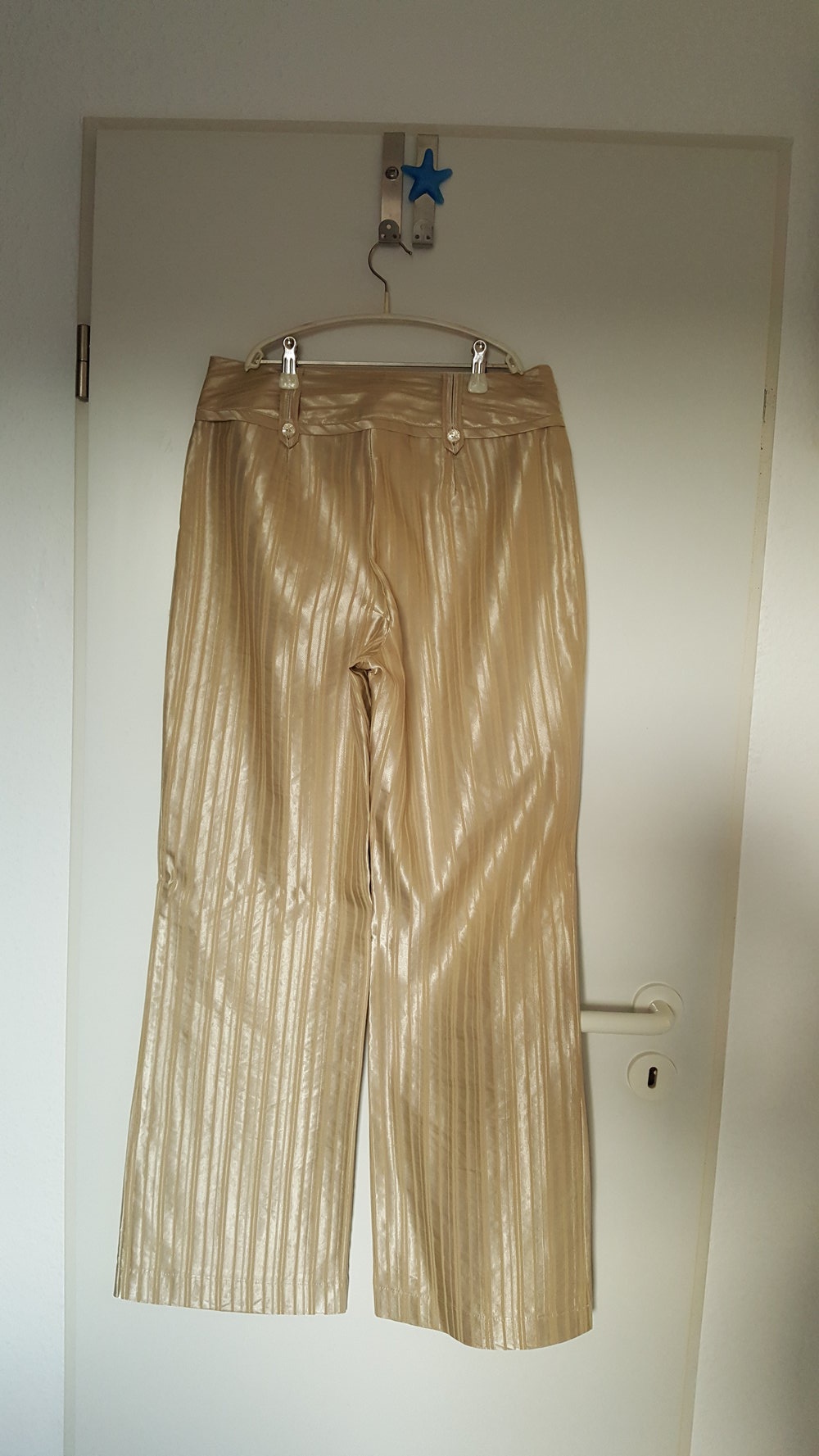 458. Marlene-Hose von Heine, Gr. 38, hell-beige 