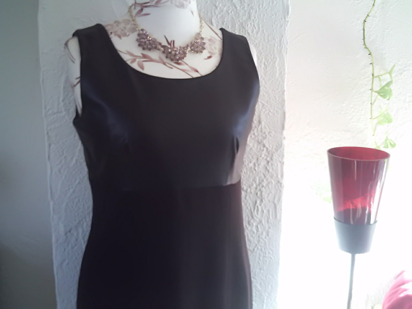 Braunes Kunstleder Maxikleid neu von MissH 42