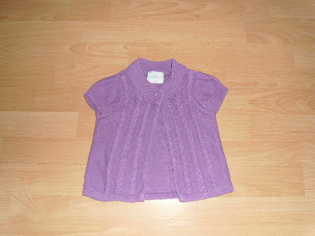 Strickweste von Topomini, lila, Gr. 86