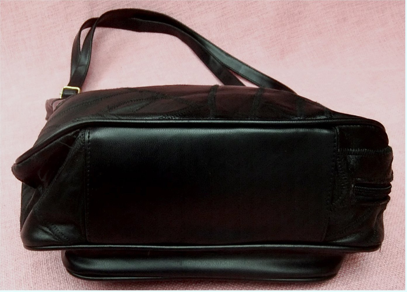 Vintage-Damen-Umhänge-Tasche / Handtasche schwarz von Lekitha Paris