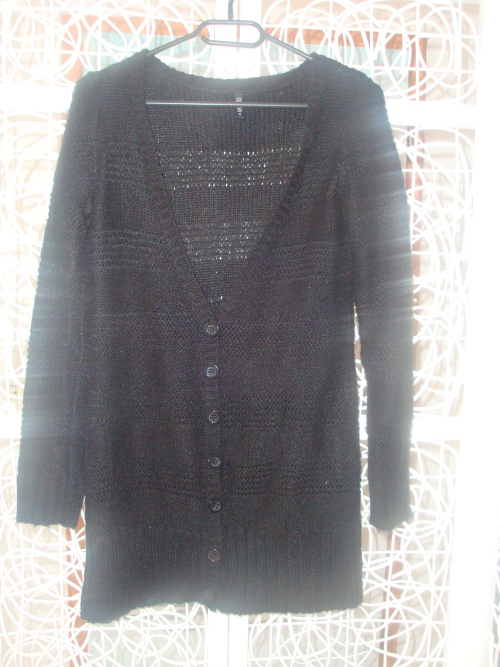 kuscheliger schwarzer Cardigan