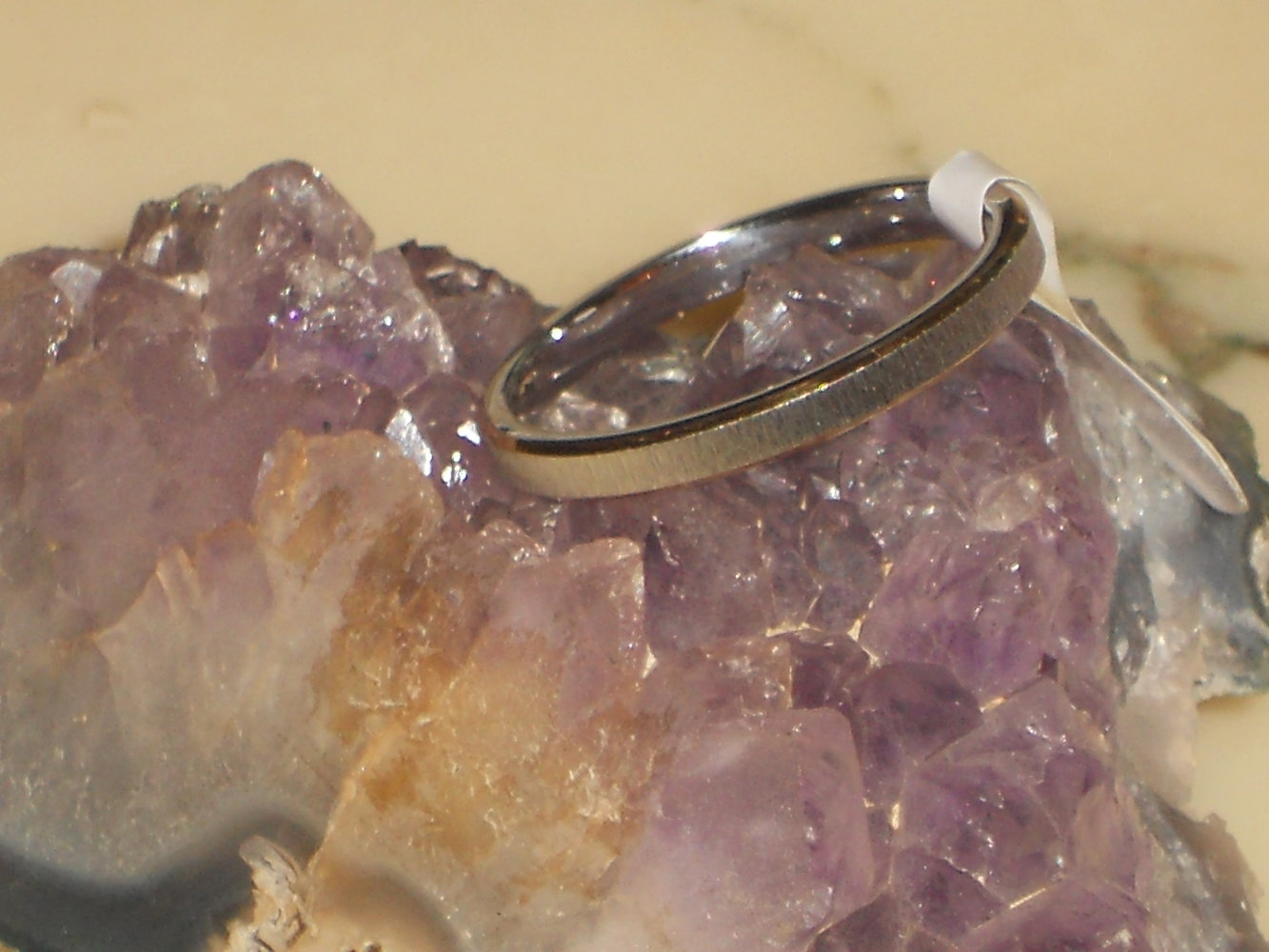 Großer  Ring ( Silber und Gold )Size 72 = 23mm !!