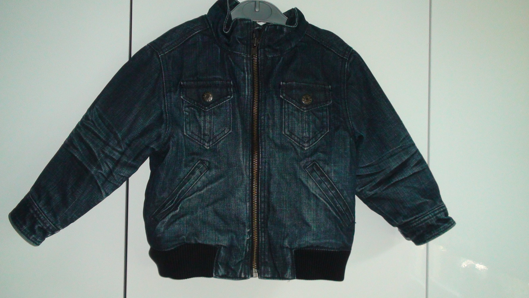 H&M Baby warme Jeans Jacke Gr.86