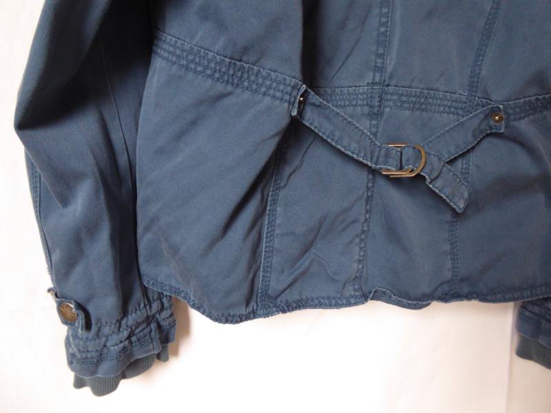 Blaue Jacke mit Sweat-Kapuze von C&A