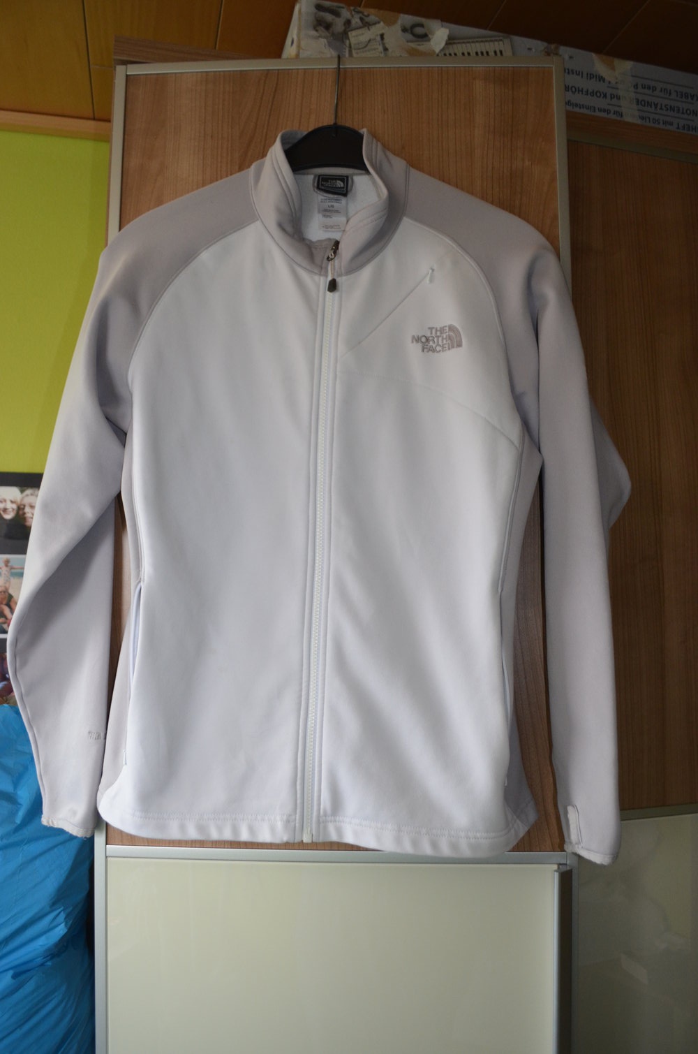 weiße Fleecejacke The North Face