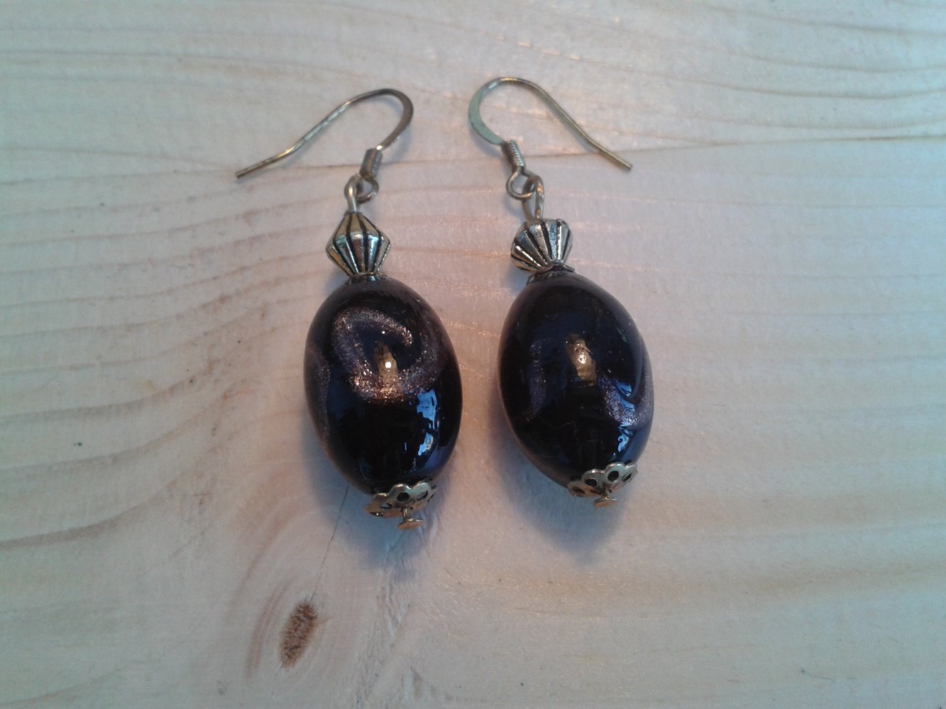 gold-braune Ohrhänger