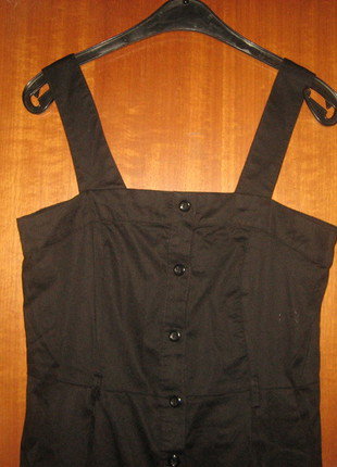 schwarzes Kleid aus Baumwolle in Gr. 36 * Mengenrabatt*