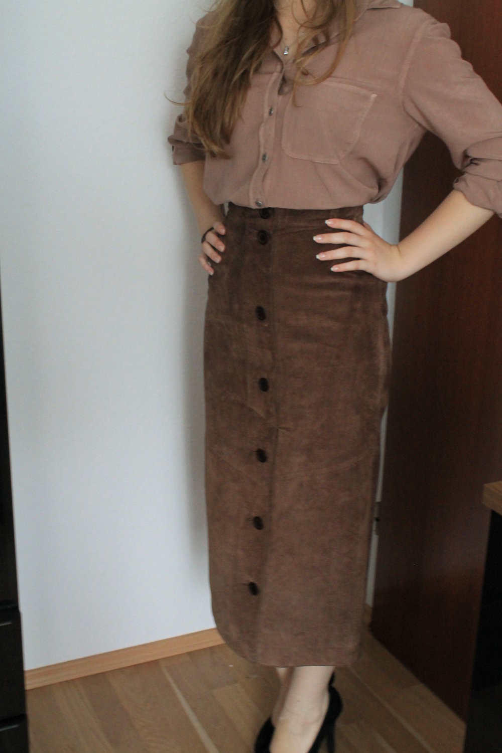 Eleganter Rock / Leder