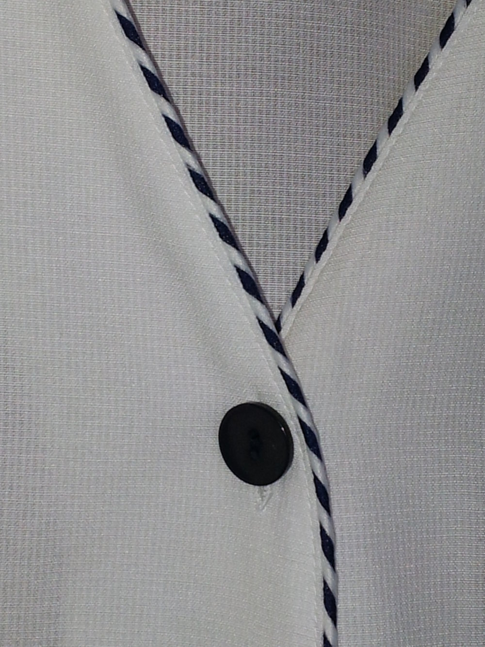 Weiße Bluse mit maritimem Charakter Gr. 44 von Avitano