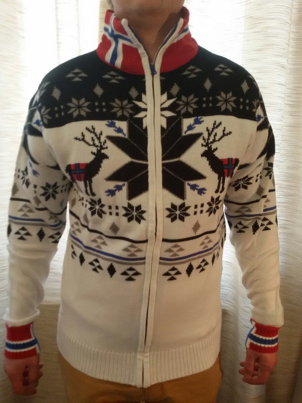 Nebulus Strickjacke Norweger Herren XL NEU