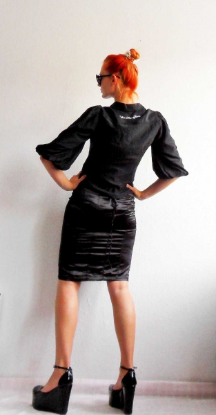 Traumhafte leichte Seidenbluse Gr. M 36 38 von Calvin Klein Jeans mit Glockenärmeln