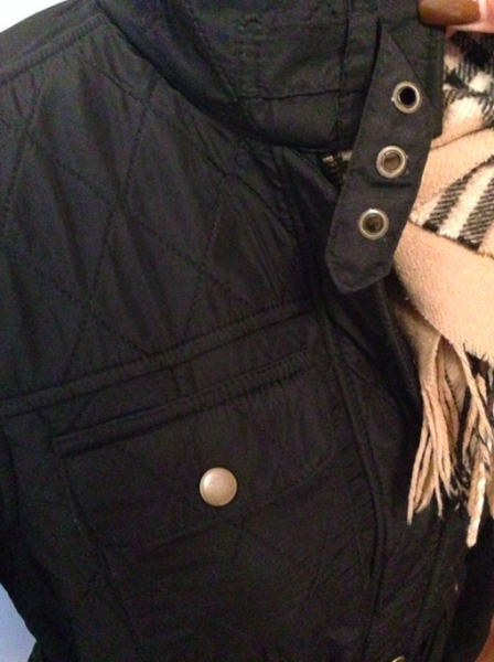 Schicke Steppjacke in schwarz 