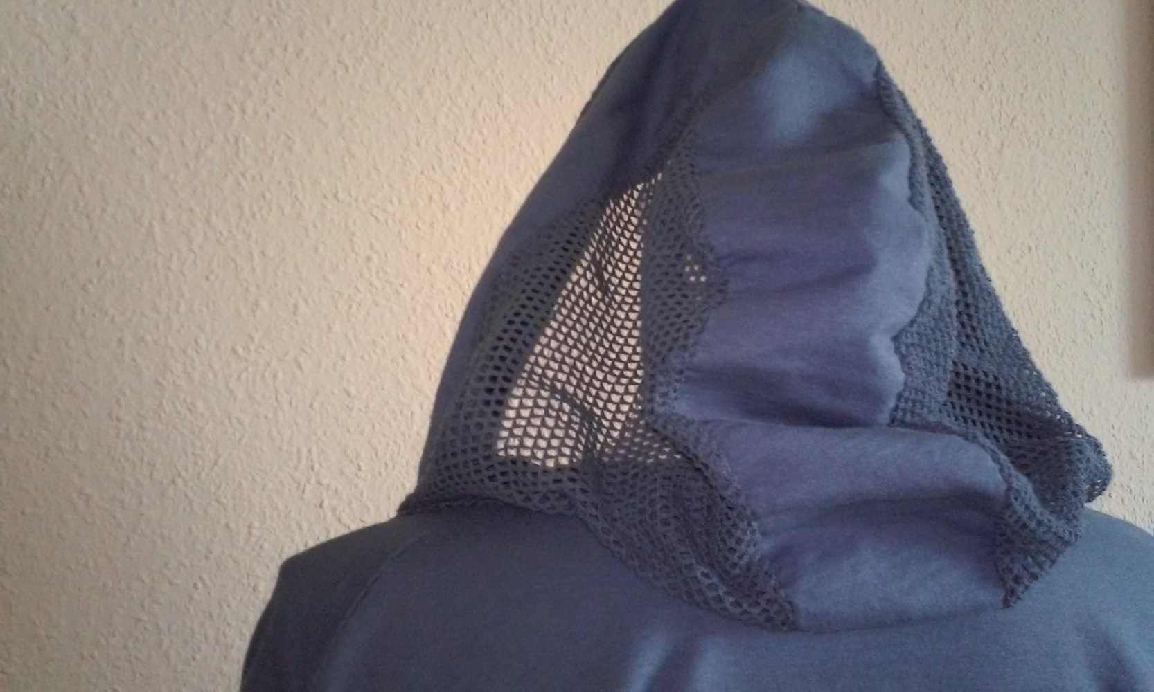 Neu! Italy Sommerjacke Kapuzenjacke Paker  Long Jacke langarm (oder krempeln) in jeansblau