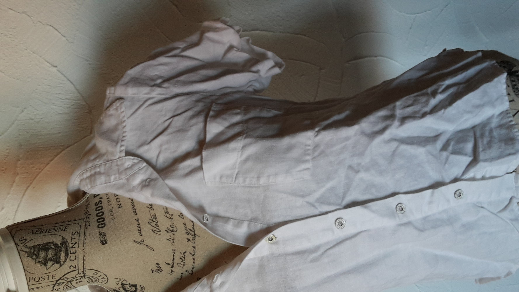 weiße Leinenbluse von Street One 