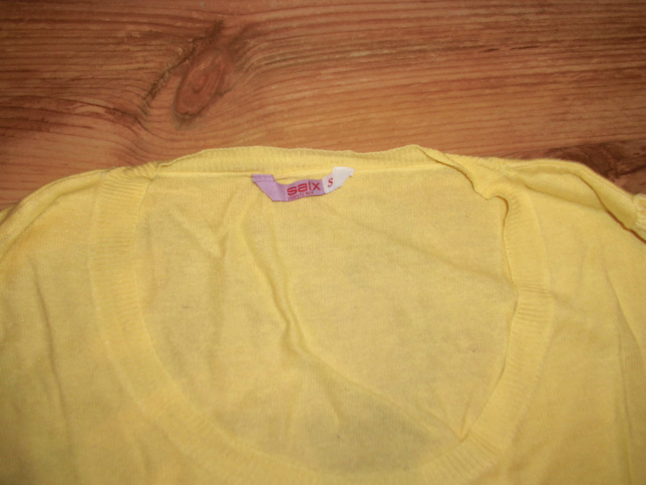 Gelbes Shirt - Saix - Größe S - super Zustand!