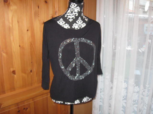 *** Shirt ~ Peace Zeichen ~ Steine ***
