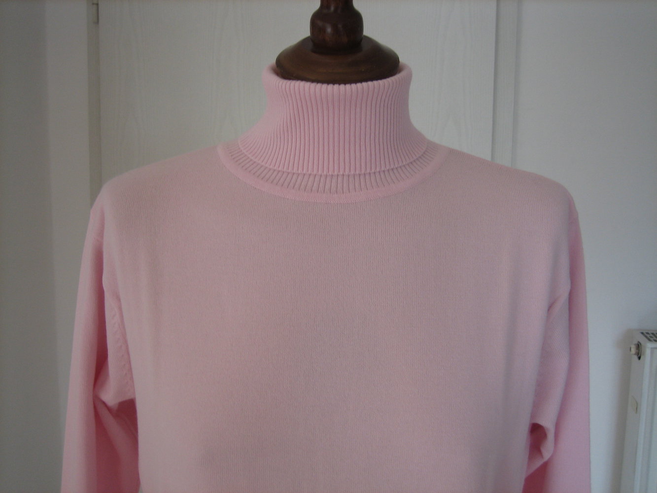 Edler Strick-Pulli Gr. 42 (s. Bemaßung!), zartes Rose - weiches, angenehmes Material!