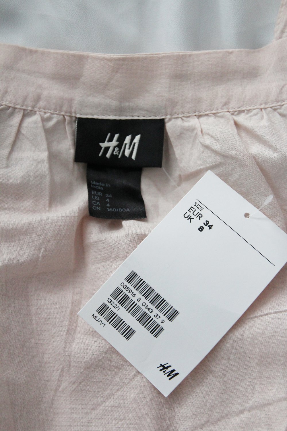 Beige/Nude Kleid mit Spitze von H&M (Neu)