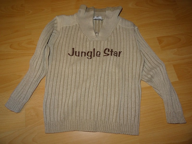 Alive Pullover beige mit Rollkragen - Strickpulli Gr. 116