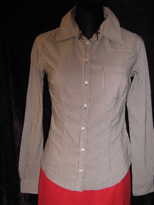 NEU* Sexy * edel * Business * Freizeit * Streifen * Hemd- Bluse 