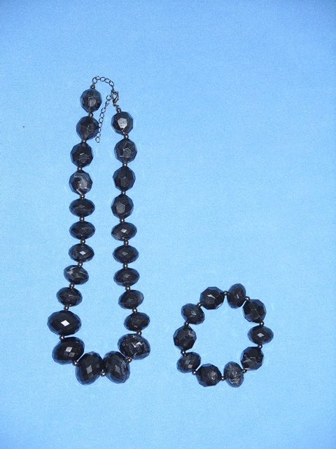 Kette XL-Steine mit Armband 