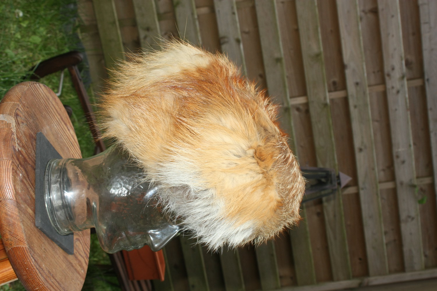 Echtpelz Fell Mütze, Fuchs, Gr. 57