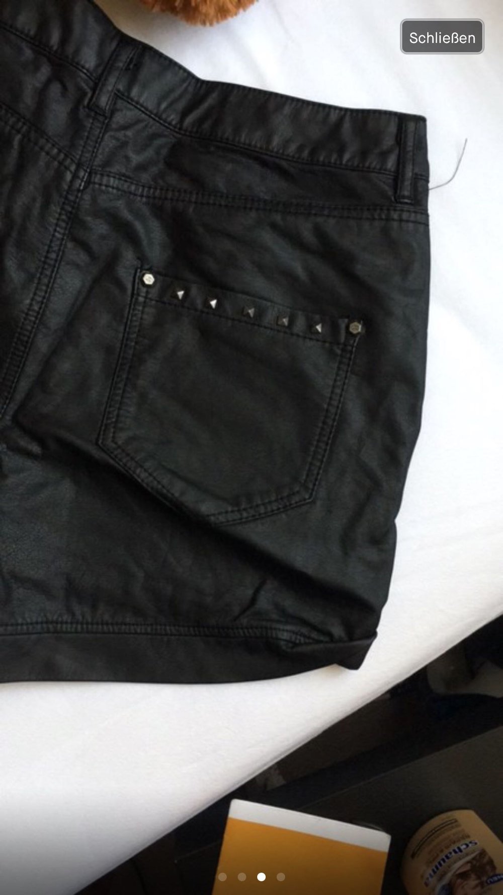 Leder short
