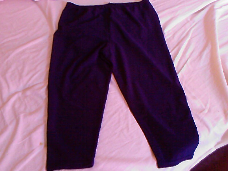 Fitness Jogginghose Gymnastikhose Sporthose marine Ripp-Optik Gr.L