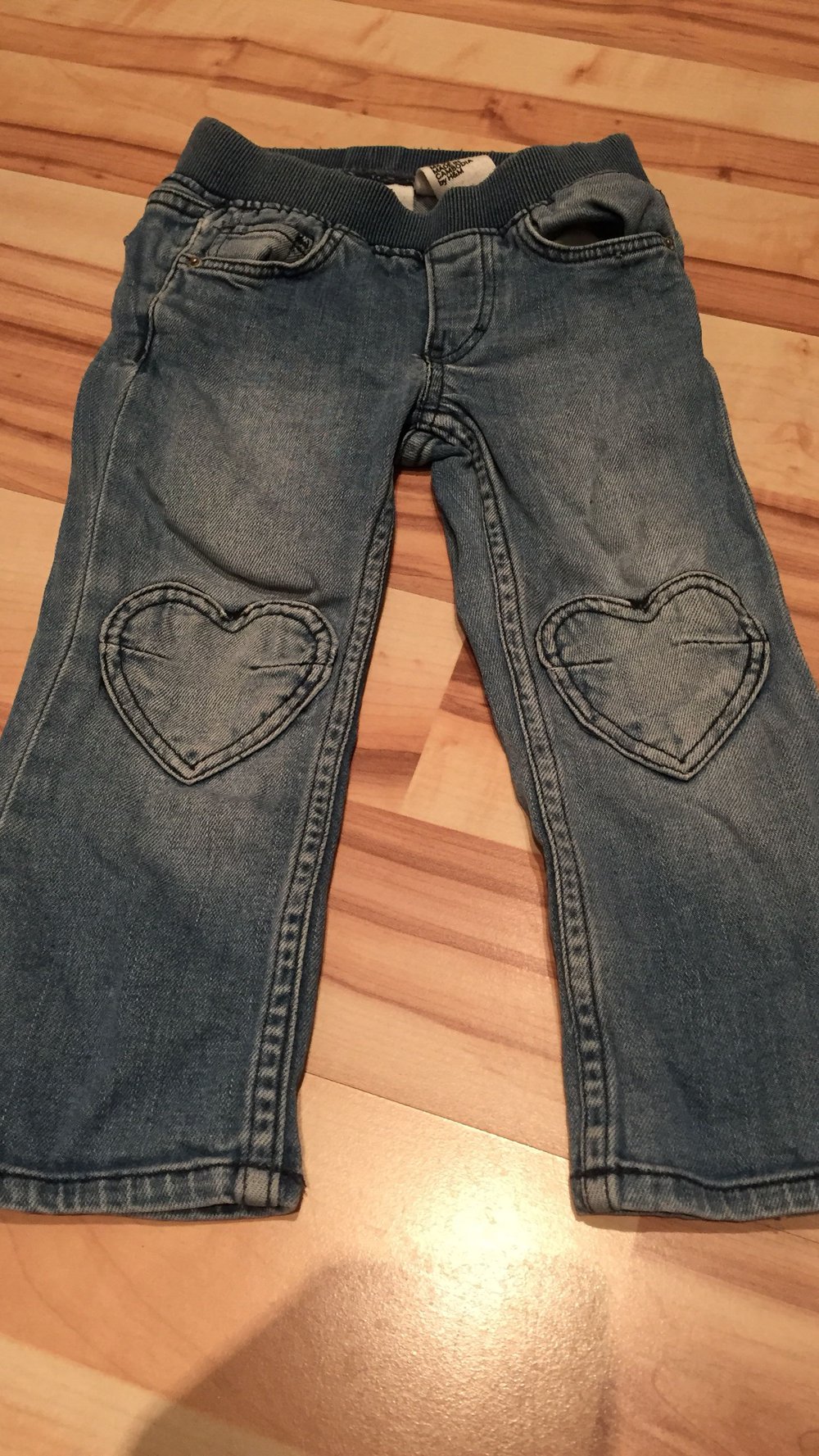 Mädchen Jeanshose mit Flicken