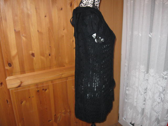 *** Neuer Stricküberzieher mit kleinen Taschen ***