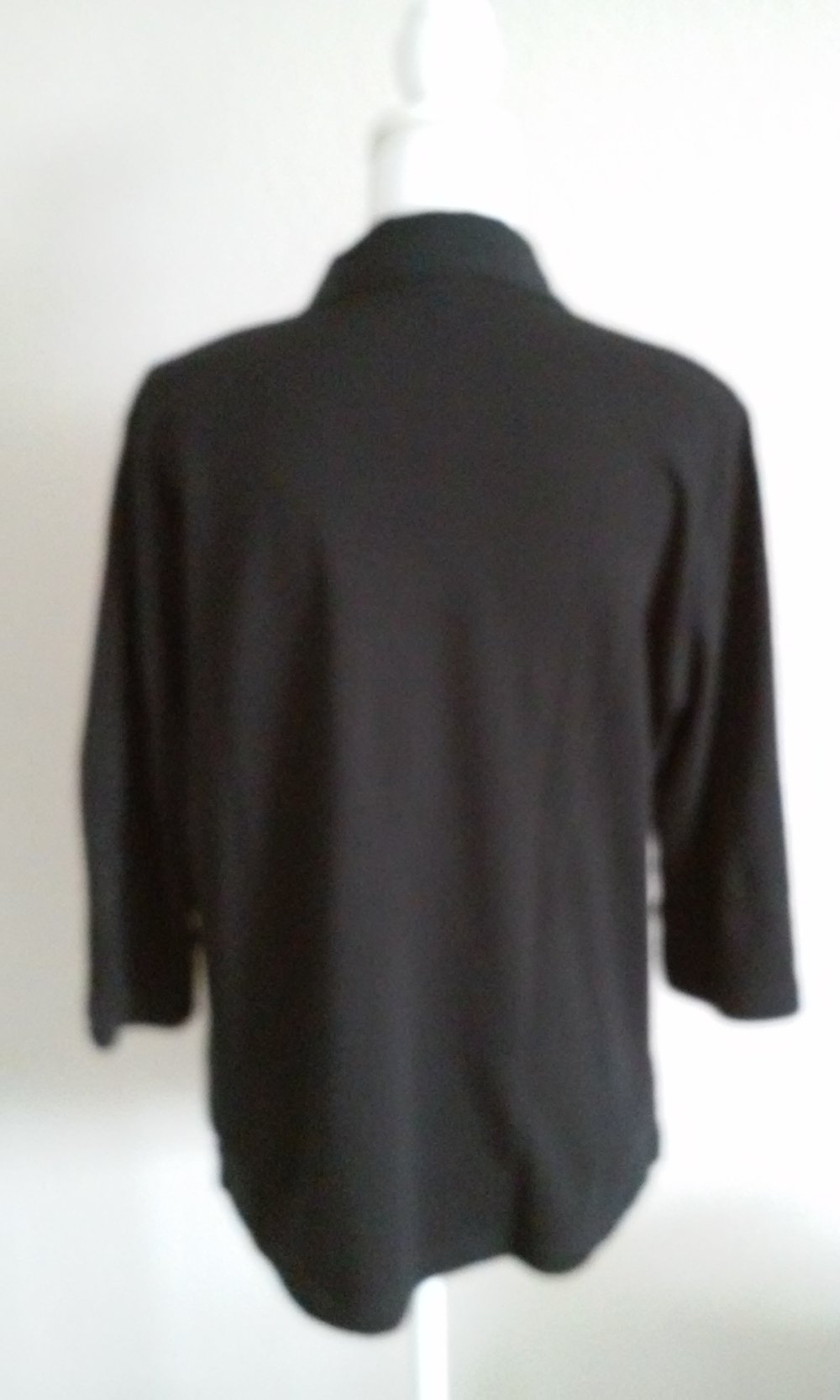 Marken Shirt T-Shirt 3/4tel Arm schwarz