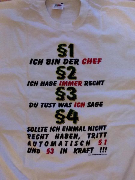 Shirt mit Spruch